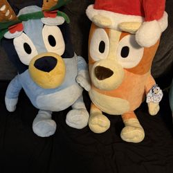 Bluey Christmas 2 Jumbo Bears ($20)