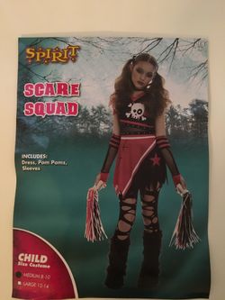 Girls Scare Squad Costume