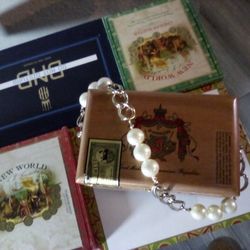 Handmade Cigar Box Purse 