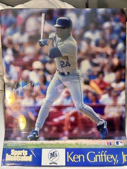 Sports Illustrated 23x35 Ken Griffey Jr. ROOKIE BLAST Poster 1989 SI Marketcom