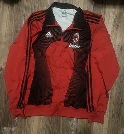 AC milan 2006/07 Adidas Track Jacket-Large