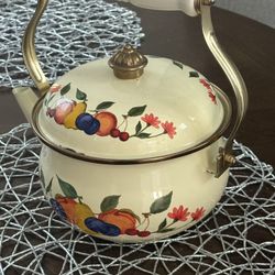 Enameled Teakettle /Mayfair and Jackson Enameled   teakettle