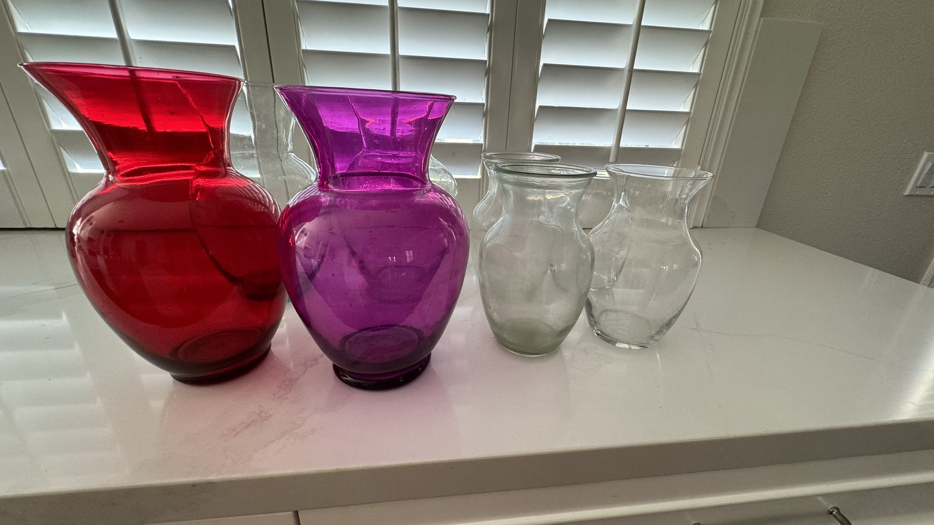 8 Flower Vases