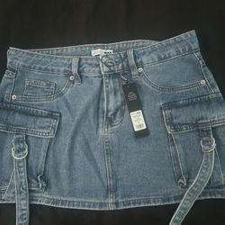 Jean Mini Skirt