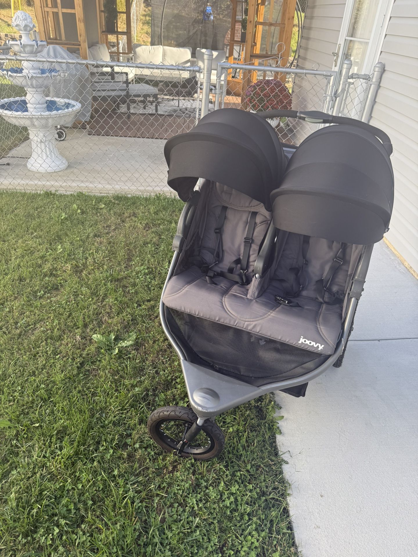Joovy Double Jogger Stroller Zoom X2