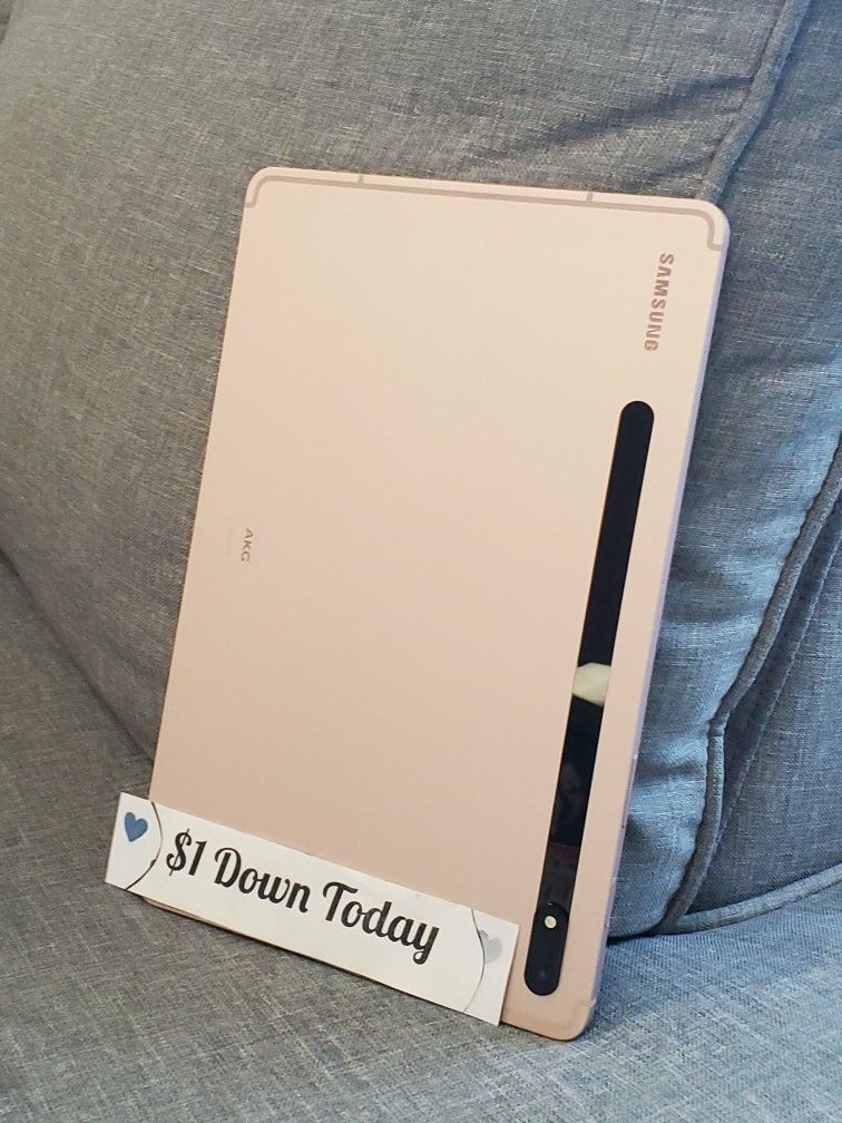 Samsung Galaxy Tab S8 256GB Tablet - $1 DOWN TODAY, NO CREDIT NEEDED - WARRANTY INCLUDED