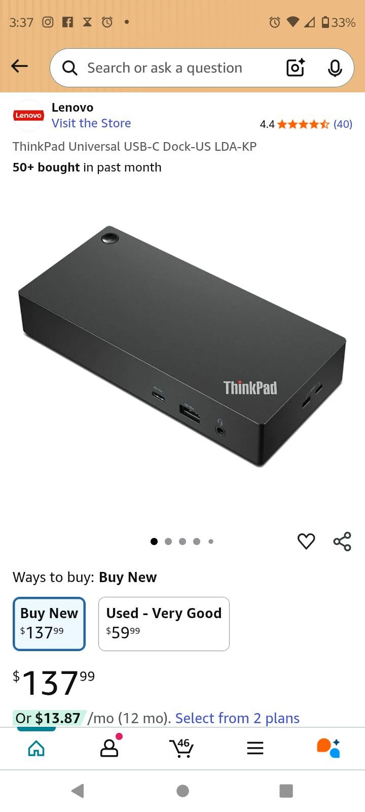 Thinkpad Universal USB C