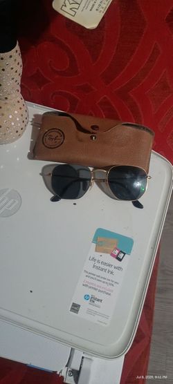 Ray-Ban sunglasses with the case