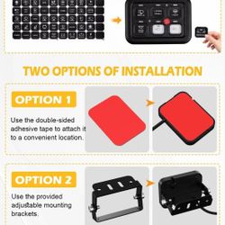 6 Gang Switch Panel with Electronic Relays, Universal Circuit Control Relay System, with Automatic Dimmable On-Off LED Switch