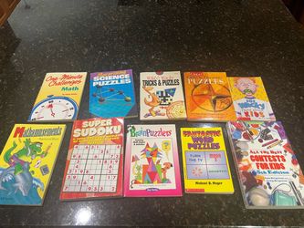 Lot of 10 Children's Puzzle and Activity Books