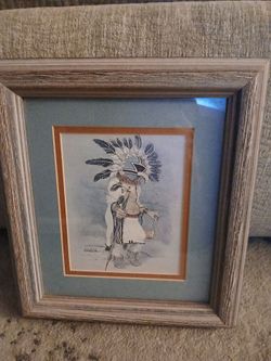 Native American Dancer Print by Robert L. Parker