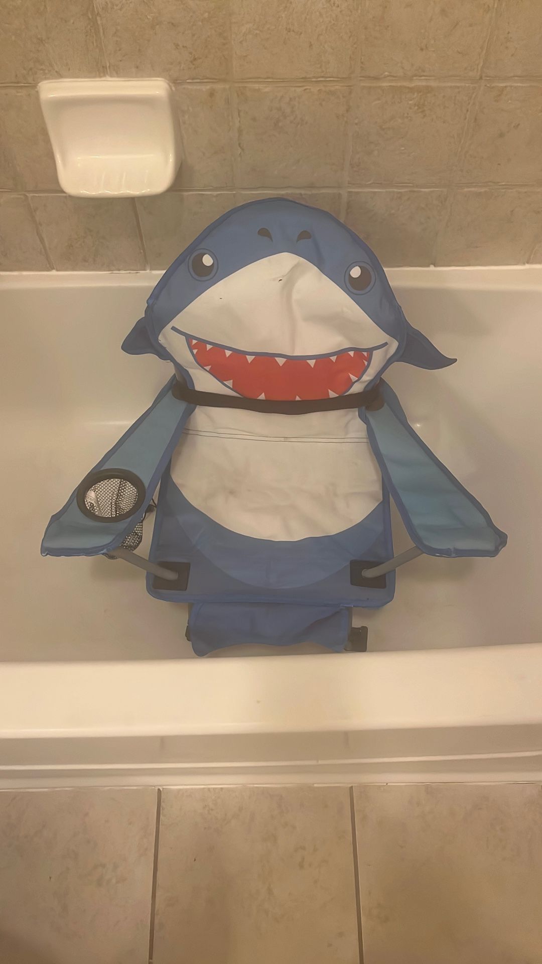 Shark boy, camping beach chair with bag