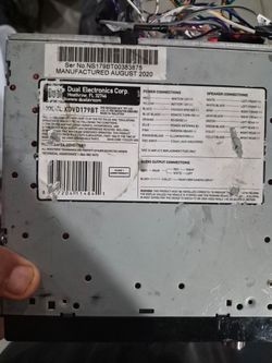 Dual XDVD179BT Car DVD Receiver