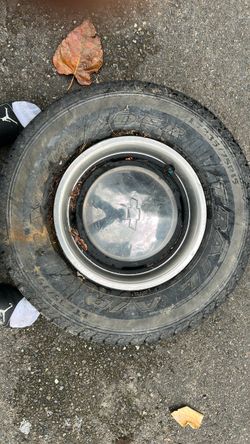 Classic GMC/Chevy Truck tire.