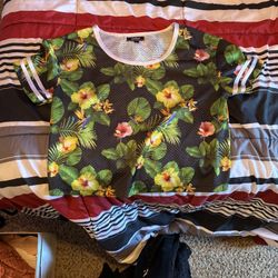 Floral Cropped Jersey 