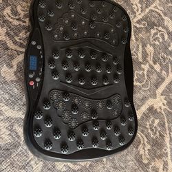 Vibration Plate Exercise Machine With Resistance Bands