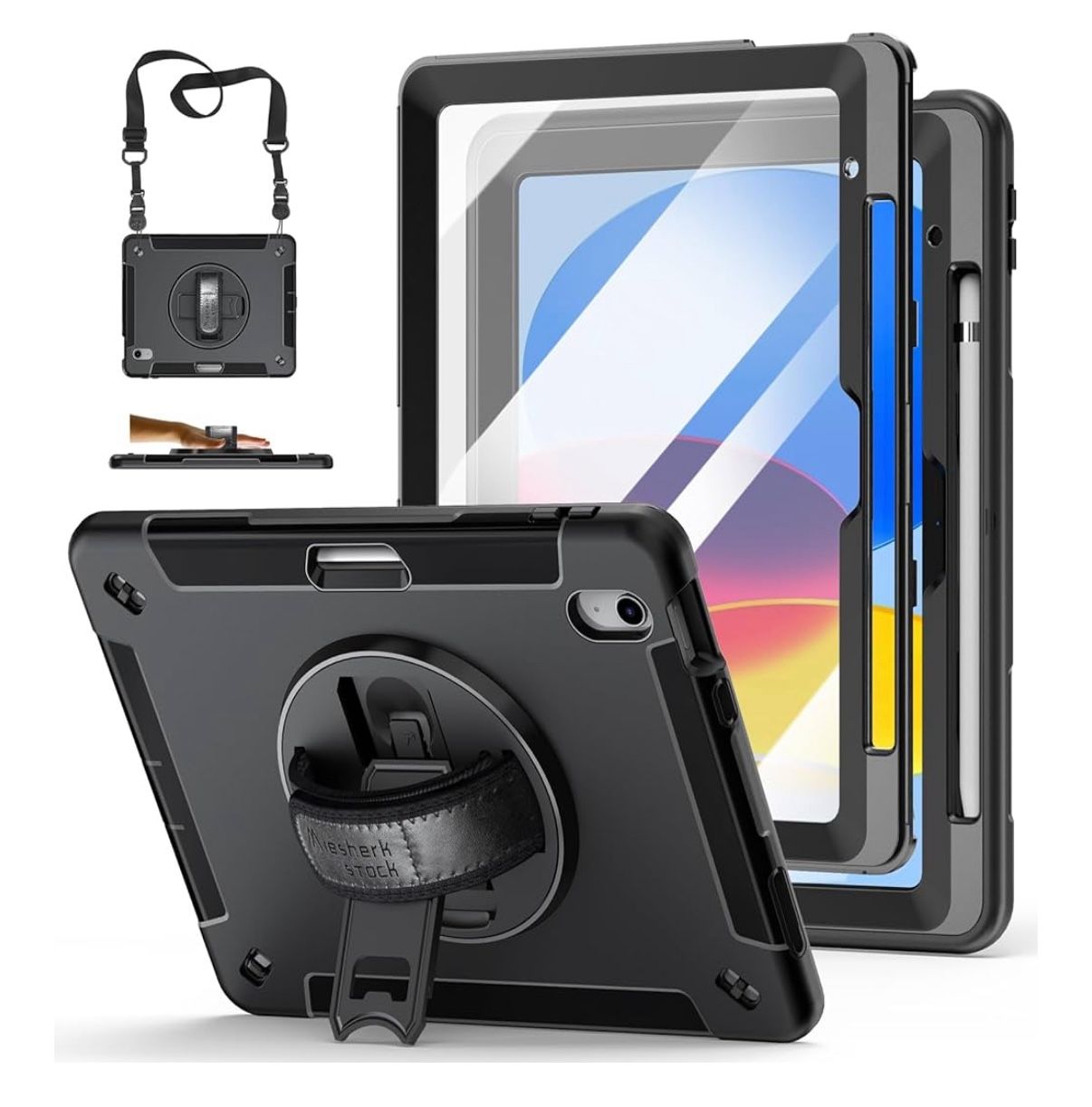 Case for iPad 10th/11th Generation Case with Screen Protector