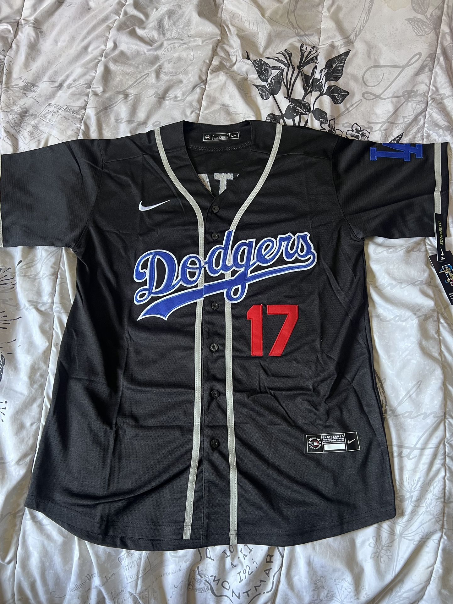 Ohtani Dodgers Jersey Black #17