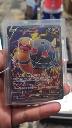 Torkoal V Pokémon Card 188/202 Holo rare