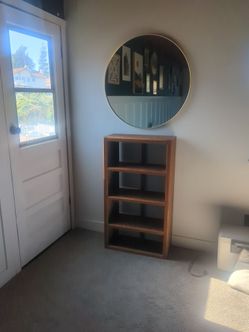 Real wood bookshelf
