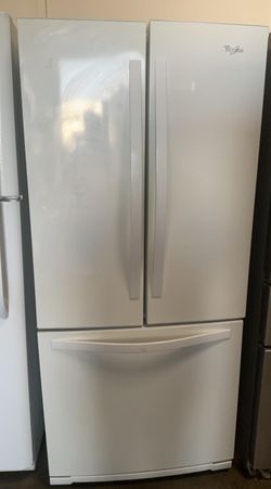 Whirlpool 3-Door 33"  White Refrigerator
