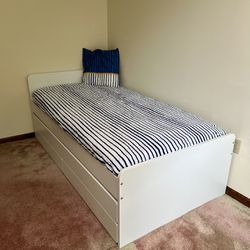 Twin Bed, 2 On 1 From Ikea