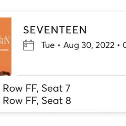 Seventeen Concert Tickets