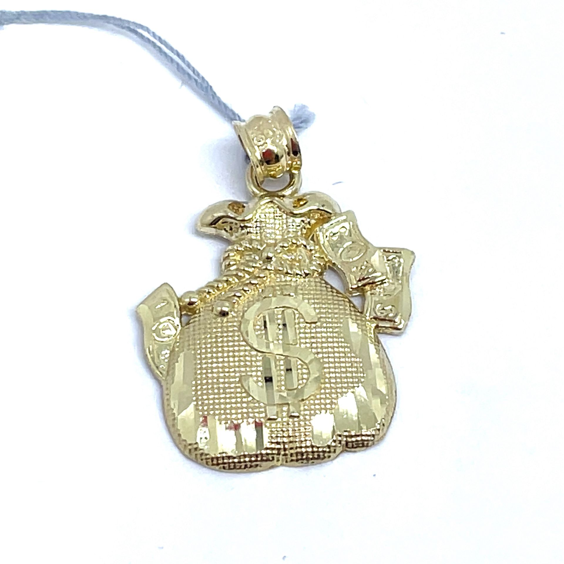 10Kt Yellow Gold Money Bag Pendant 1.90g 200226/31