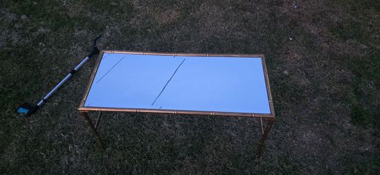 Small Golden Mirror Coffee Table