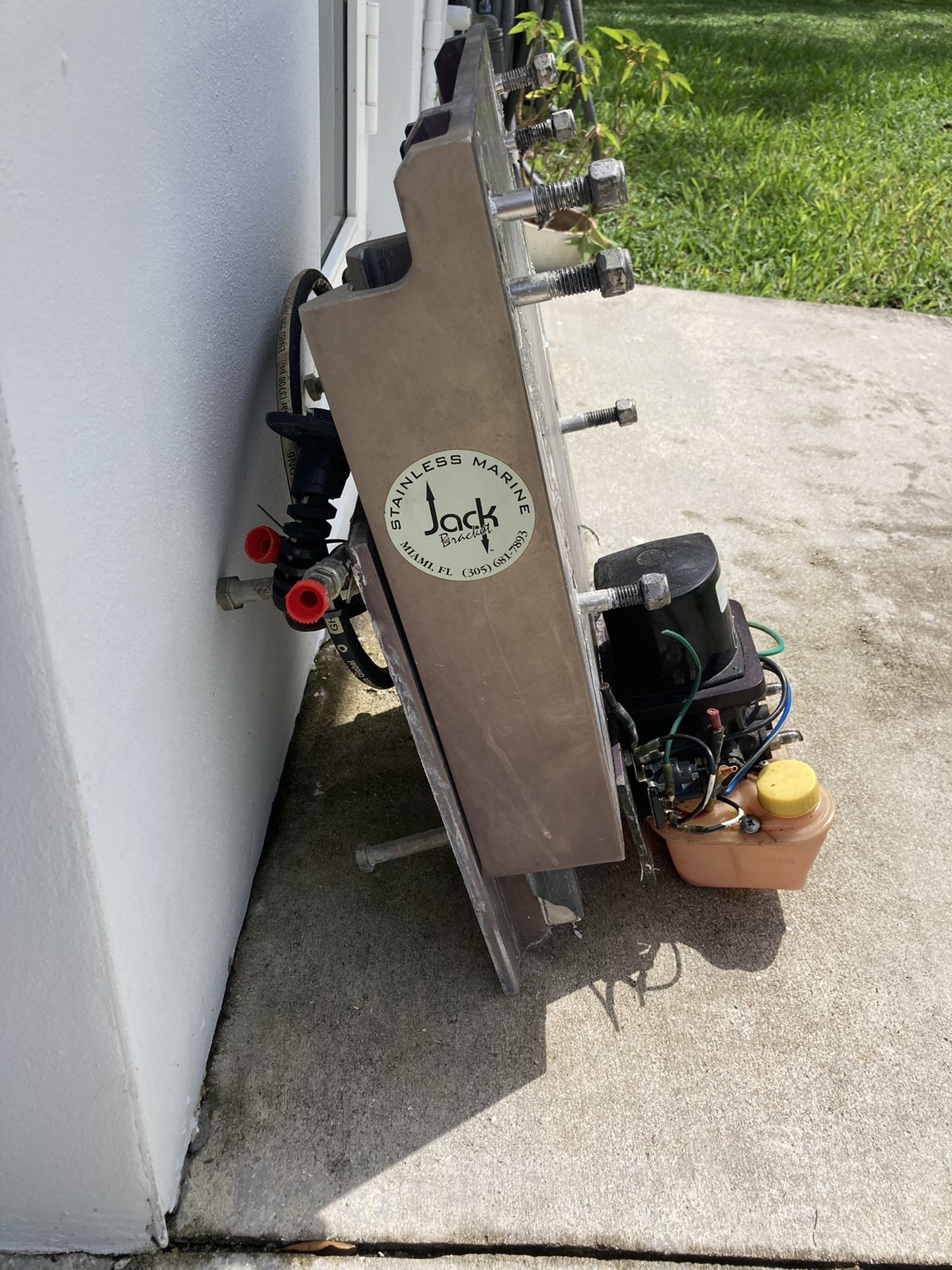 Jack Plate Stainless Marine