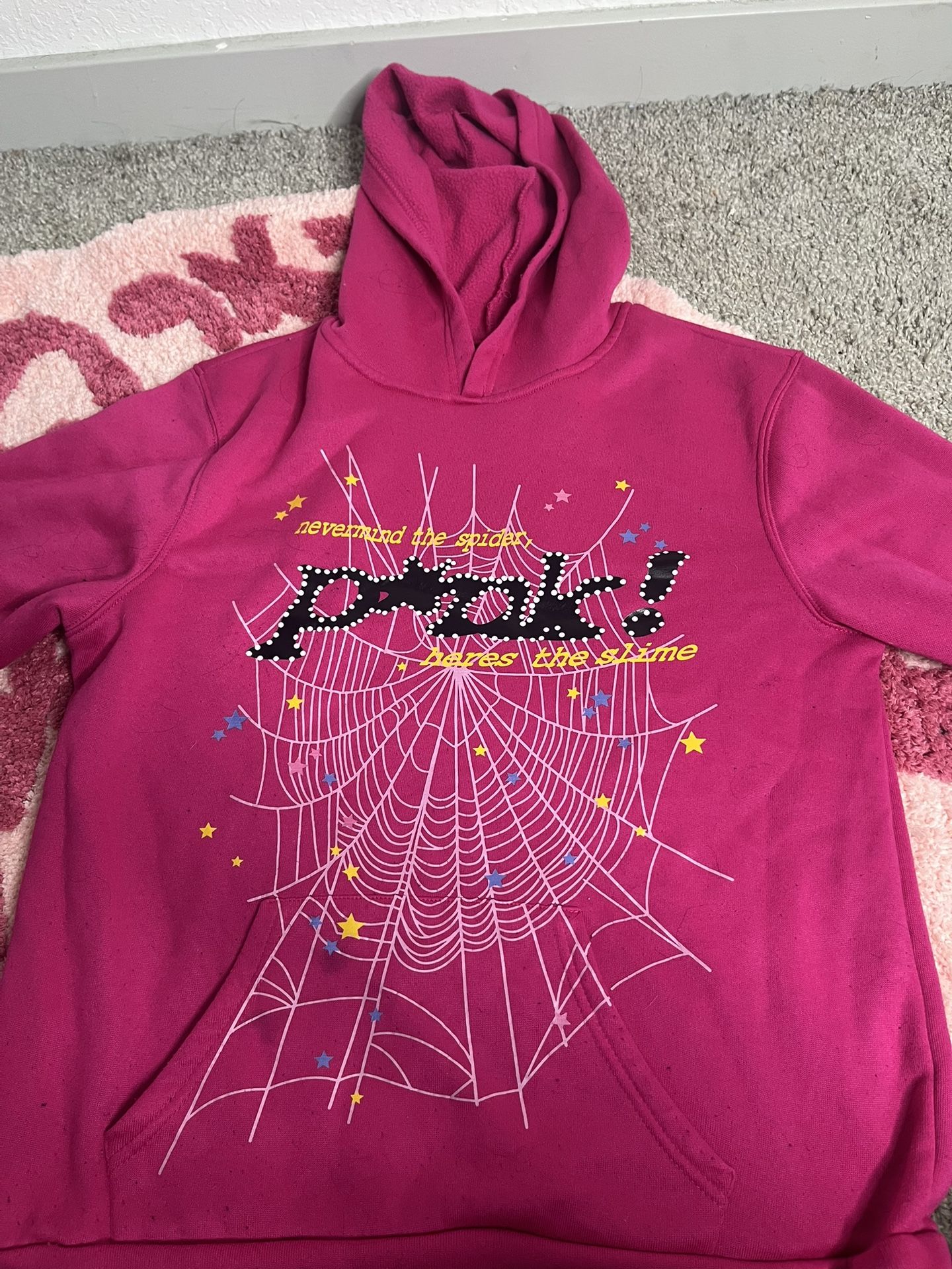 Pink Spider Hoodie