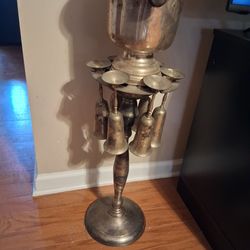 Antique silver champagne set