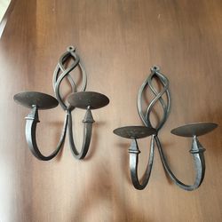 Metal Wall Sconces / Candle Holders