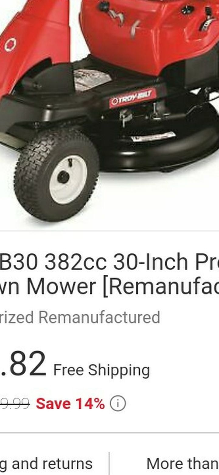 Troy Bilt Riding Lawn Mower