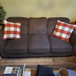 Couch - 3 Cushion, Dark Grey