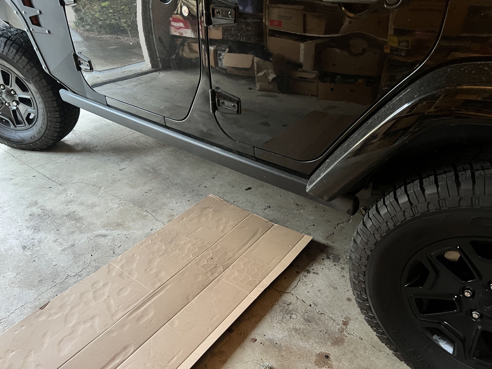 Jeep Barricade Rubi Rails; Textured Black (07-18 Jeep Wrangler JK 4-Door)