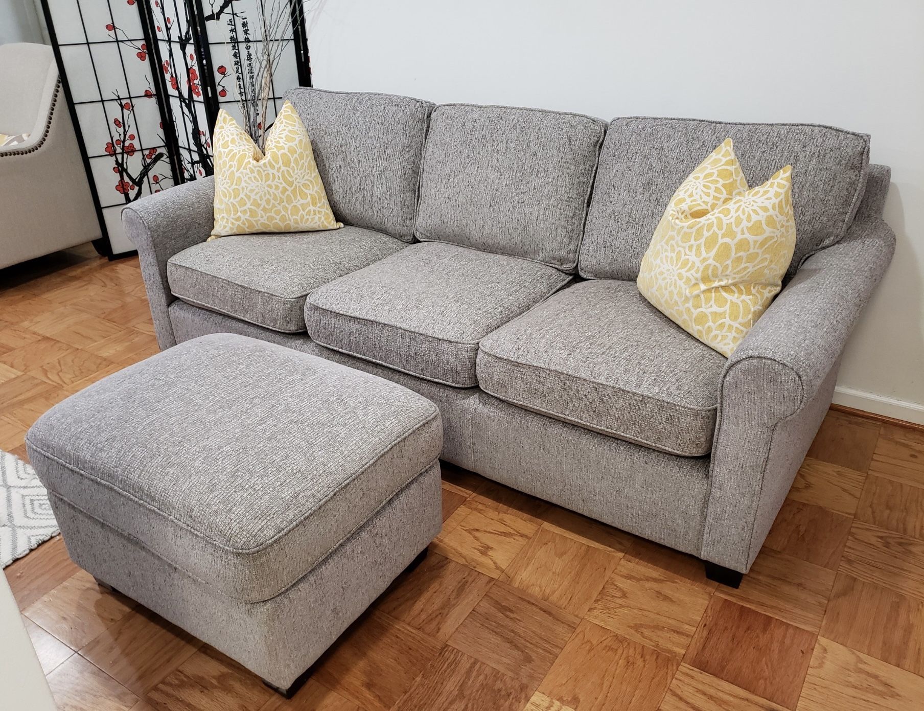 Sofa and ottoman in Great Condition!