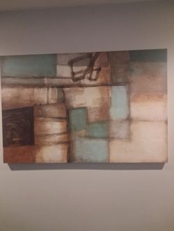 Large Abstract Canvas Wall Art (set of 2)