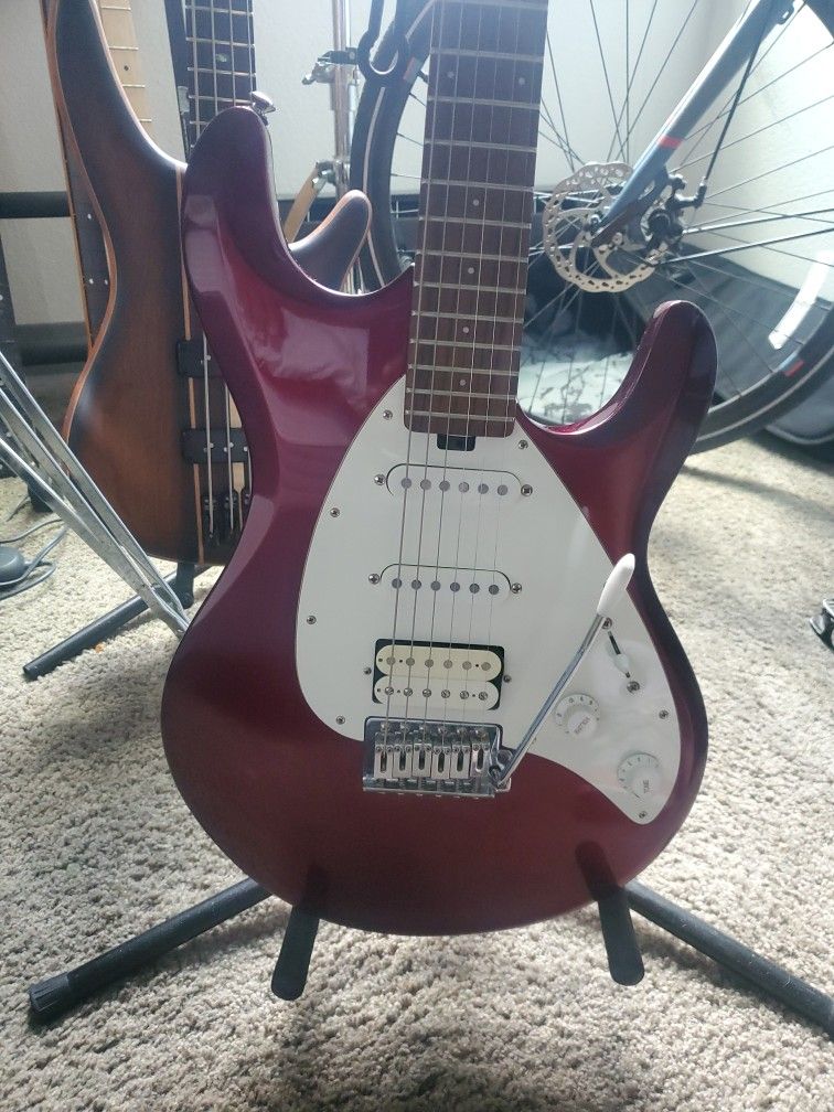 Ernie Ball Silhouette MM4-Sparkle Red