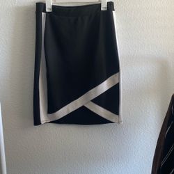 Black And White Skirt 