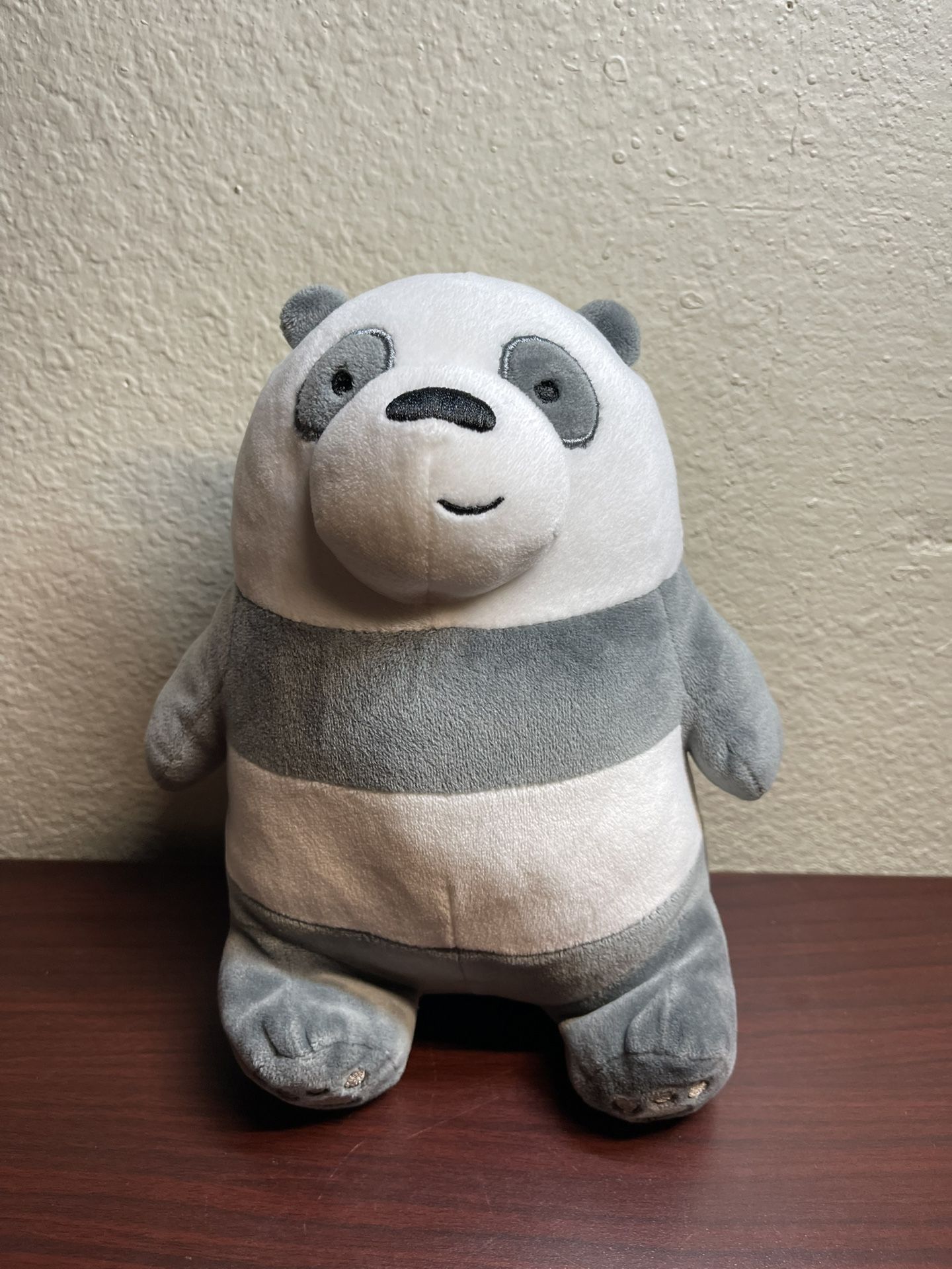 We Bare Bears 7" Plush Panda Stuffed Animal Warner Bros Cartoon Network Doll Toy