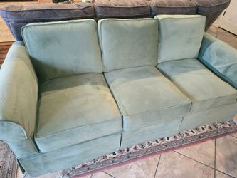 Sage Green velvet fabric Sofa