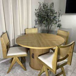 Boho storage dining table