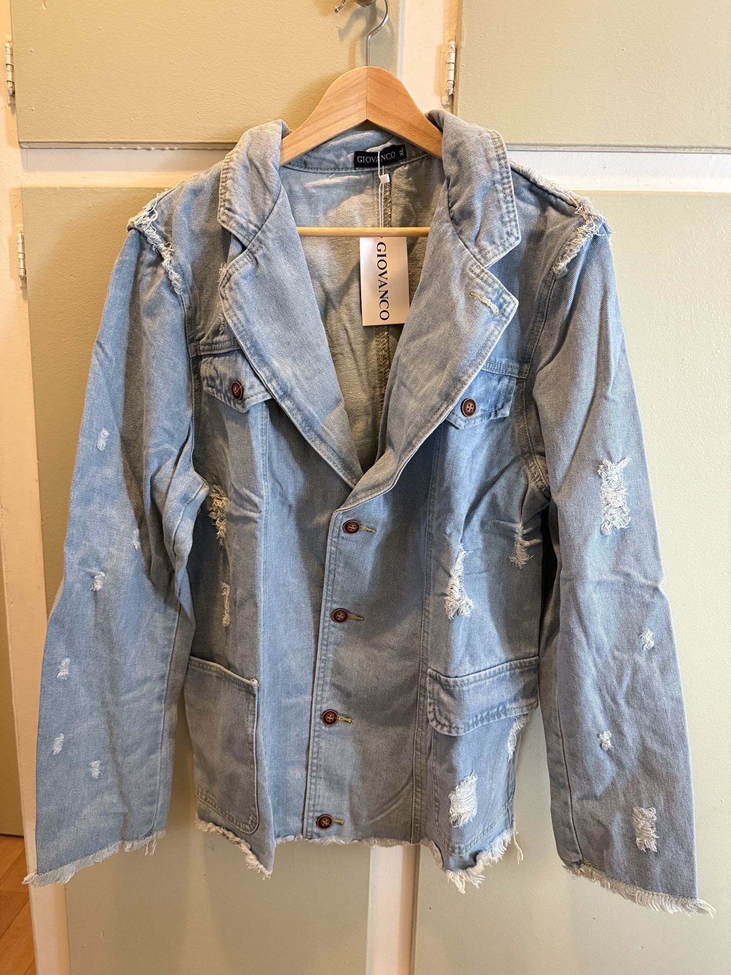 Giavanco Men’s Denim Jacket