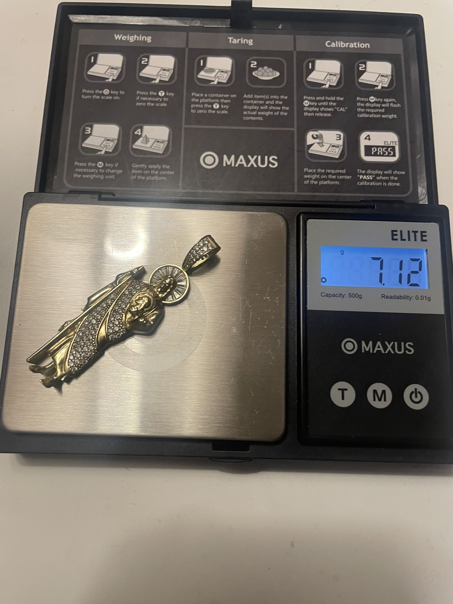 14k San Judas Pendant