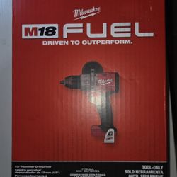 M18 FUEL 18V Lithium-lon Brushless Cordless 1/2 in. Hammer Drill/Driver (Tool- Only)