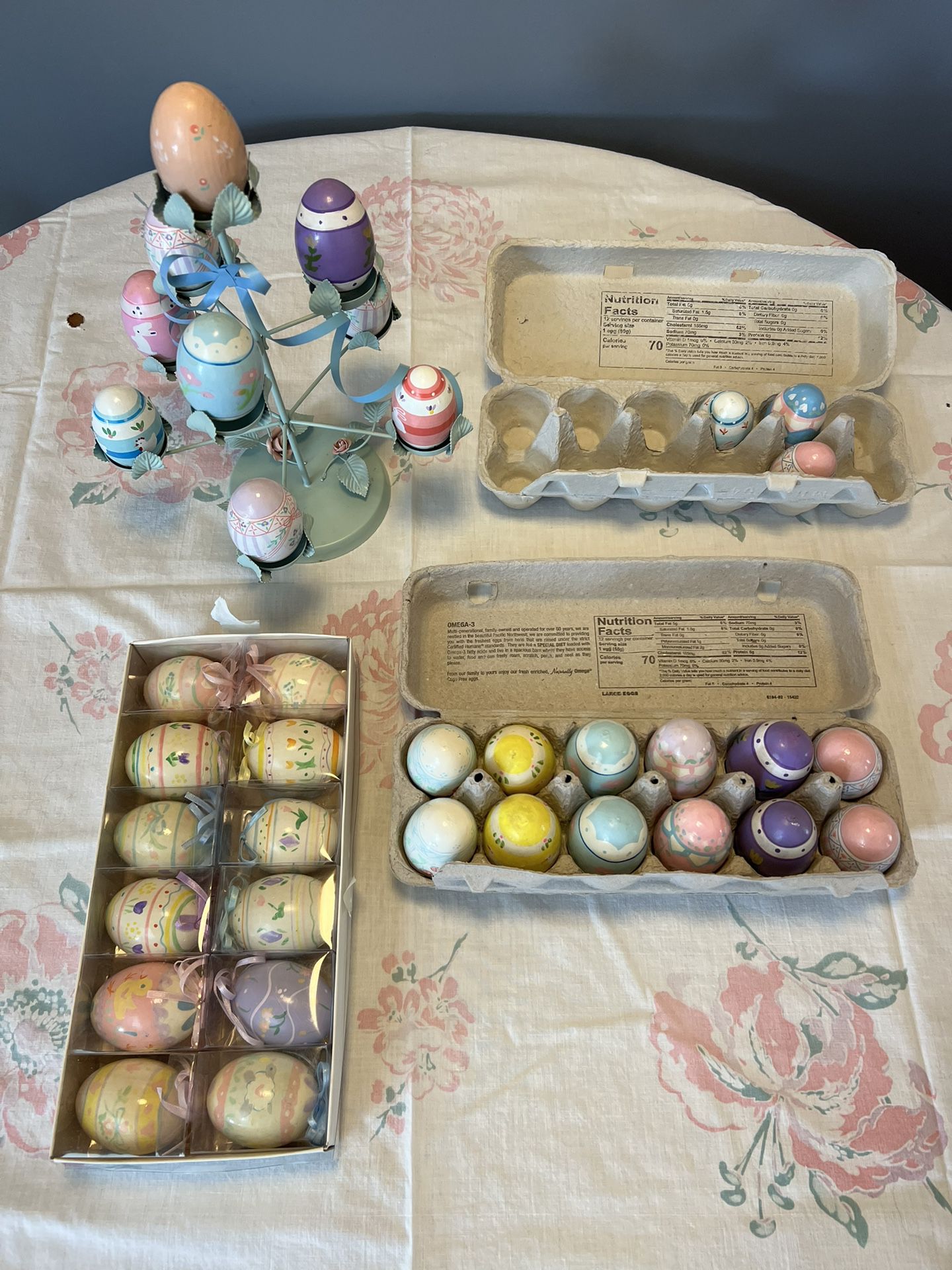 Decorative Easter egg lot