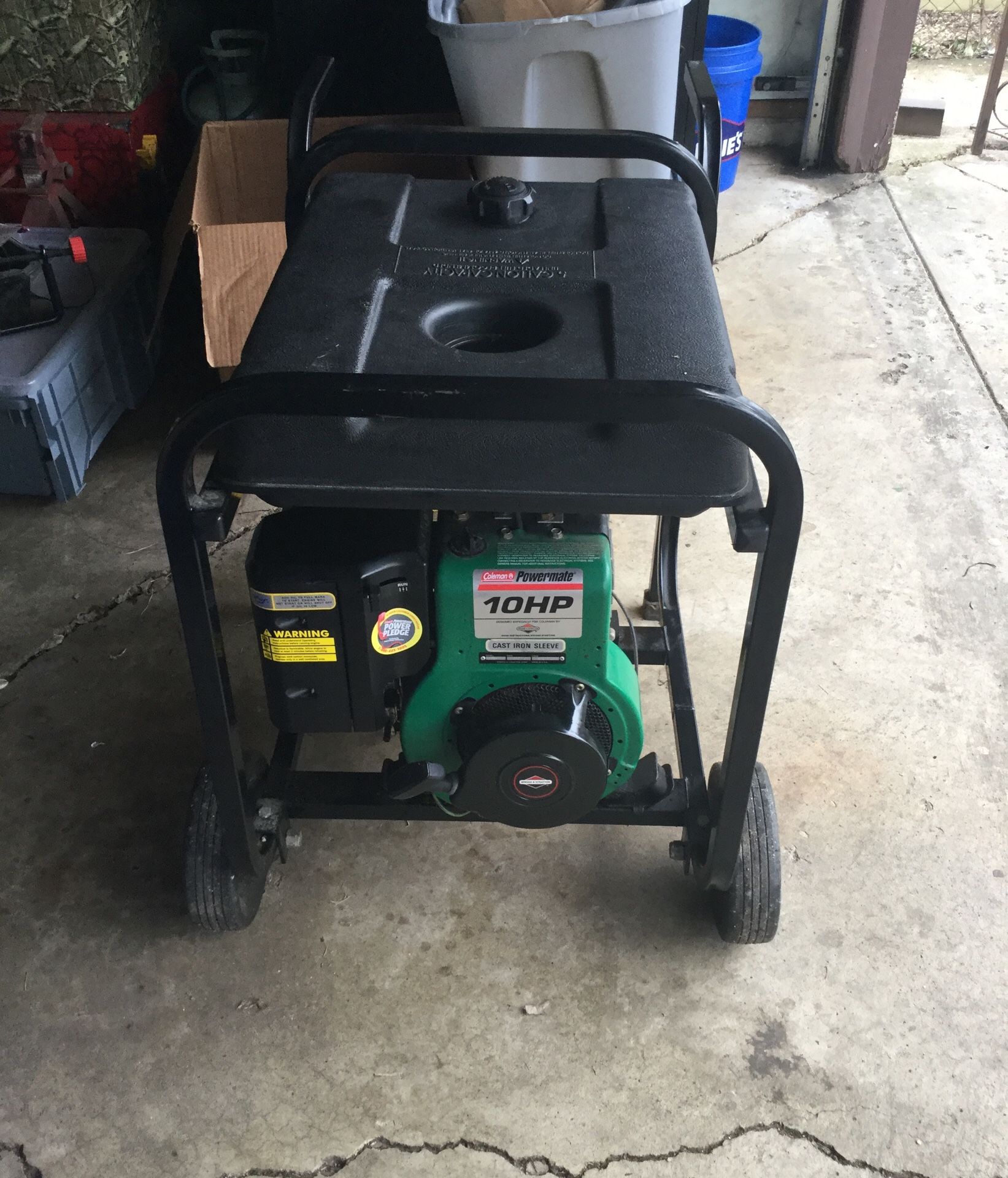10hp Coleman powermate 5000 generator