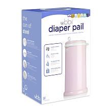 UBBI STEEL DIAPER PAIL PINK