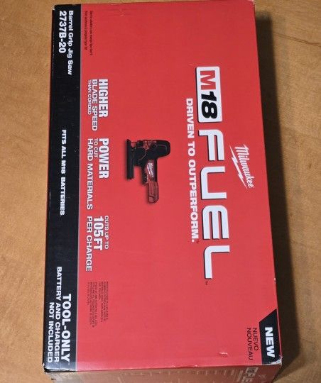 Milwaukee 2737B-20 M18 Fuel Brushless Cordless Barrel Grip Jig Saw. No Low Offers Pls. Price Firm Pick up Burien